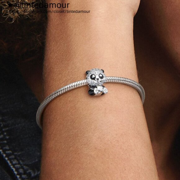 Pandora Sparkling Cute Panda Charm|Pendant - Picture 2 of 2